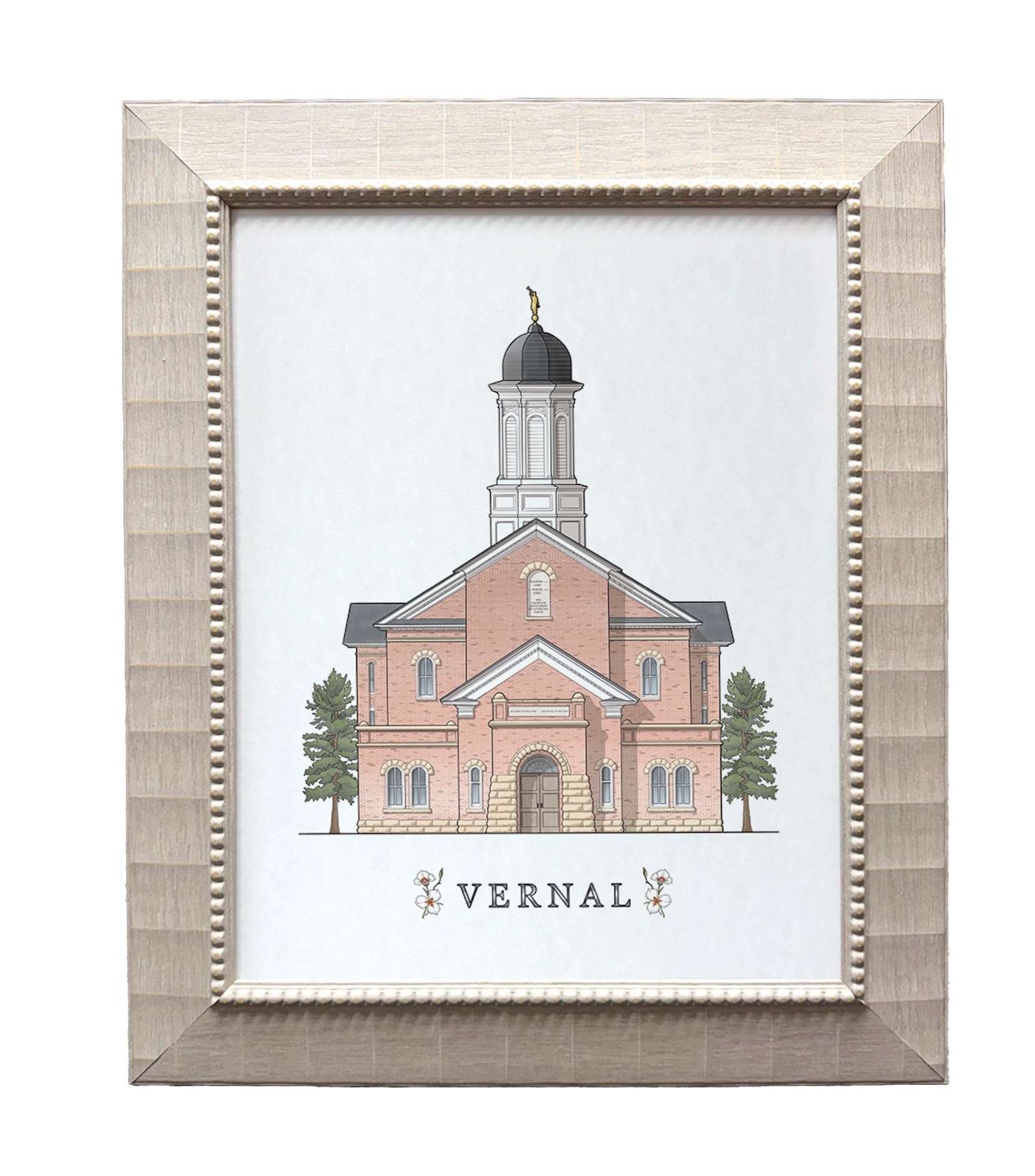 Vernal Utah Temple (15x18 Framed Paper Print), , large image number 0