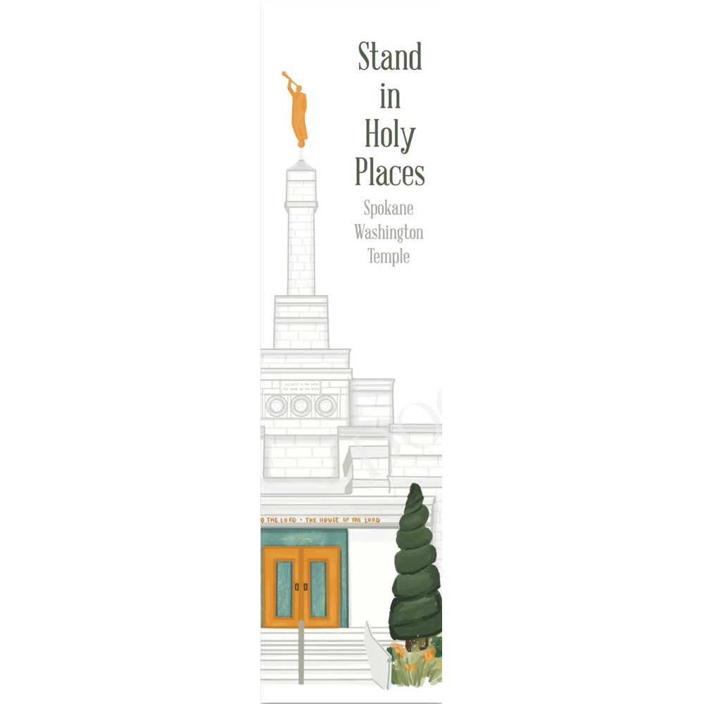 Spokane Temple Bookmark