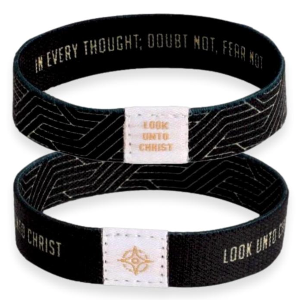 Look unto Christ 2025 Youth Theme Reversible Woven Wristband, , large image number 2