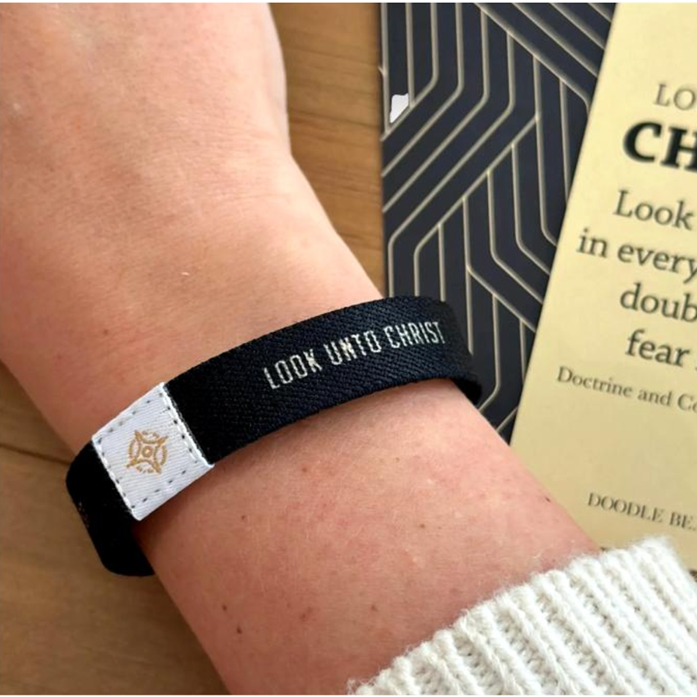 Look unto Christ 2025 Youth Theme Reversible Woven Wristband, , large image number 6