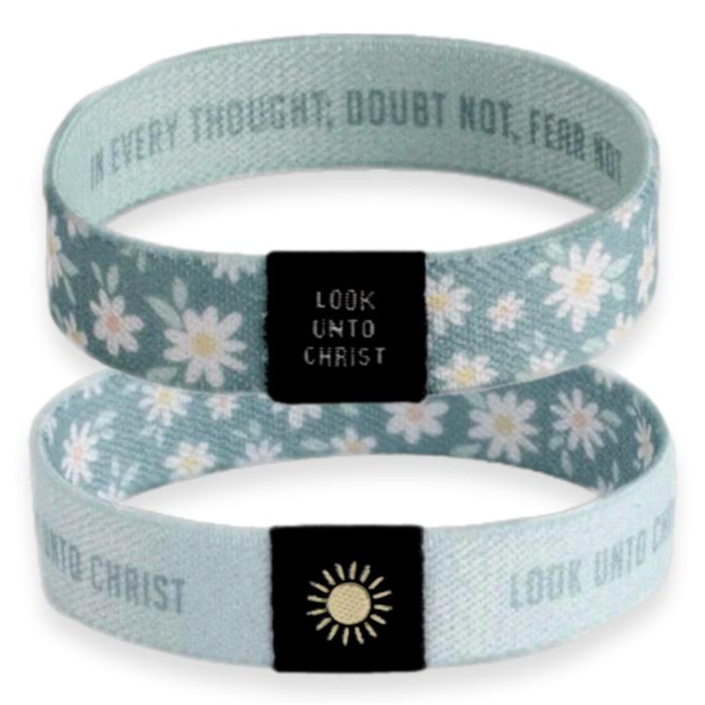 Look unto Christ 2025 Youth Theme Reversible Woven Wristband, , large image number 3