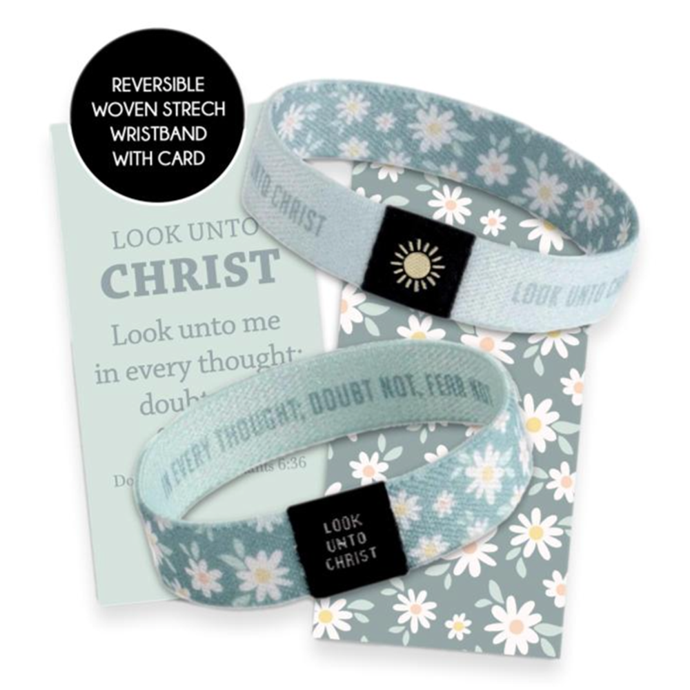 Look unto Christ 2025 Youth Theme Reversible Woven Wristband, , large image number 7