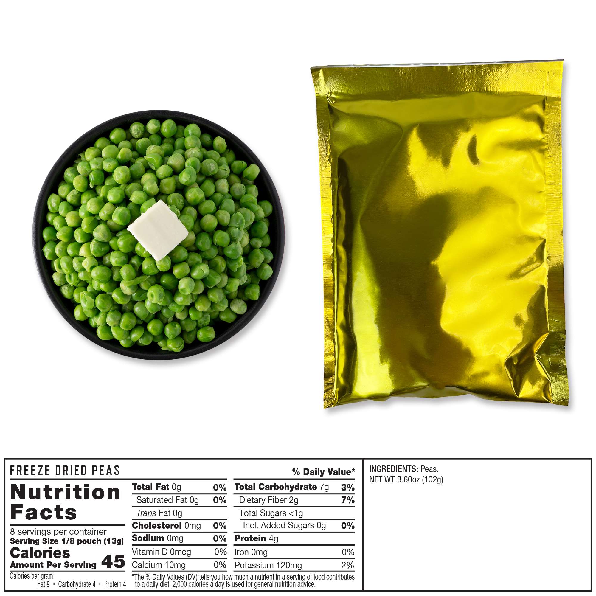 120 Serving Freeze-Dried Vegetable Bucket, , large image number 4