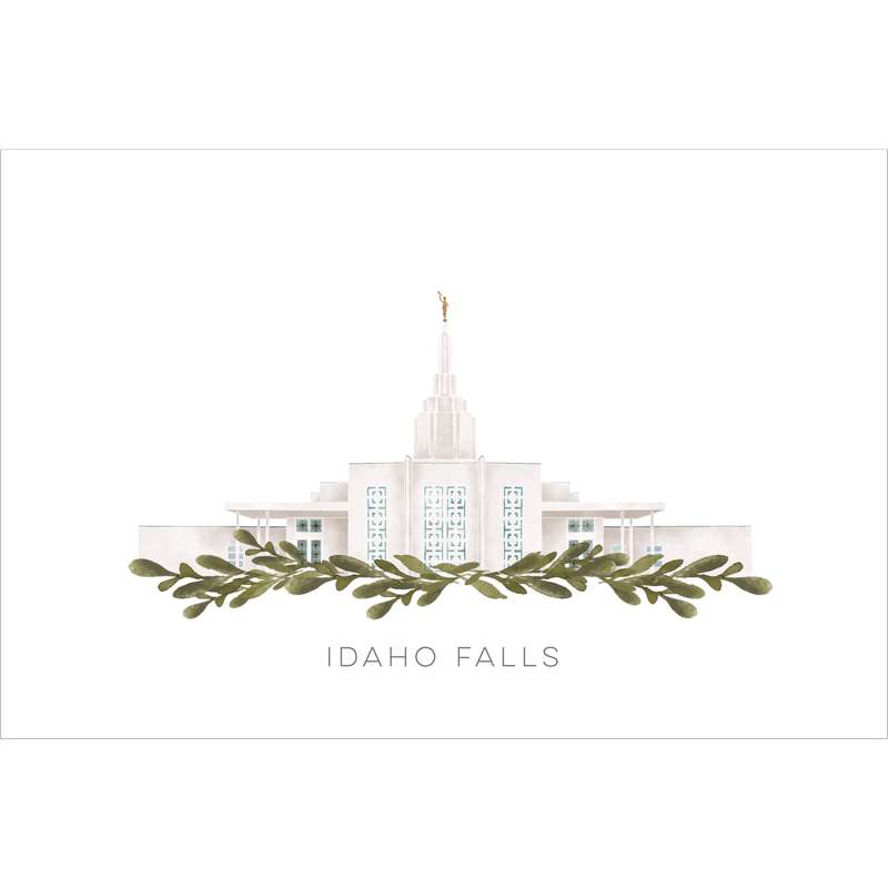 Idaho Falls Idaho Temple (18x22 Framed Paper Print), , large image number 2