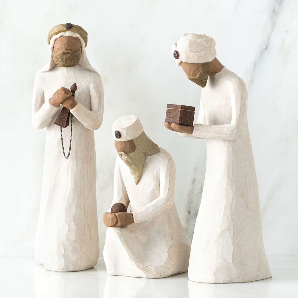 Willow Tree Wise Men Resin Nativity Figurines, , large image number 3
