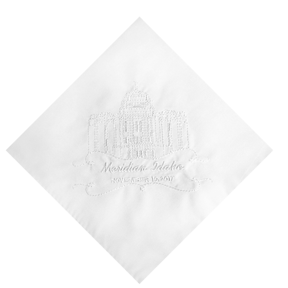 Meridian Temple Handkerchief,  Meridian Temple Handkerchief