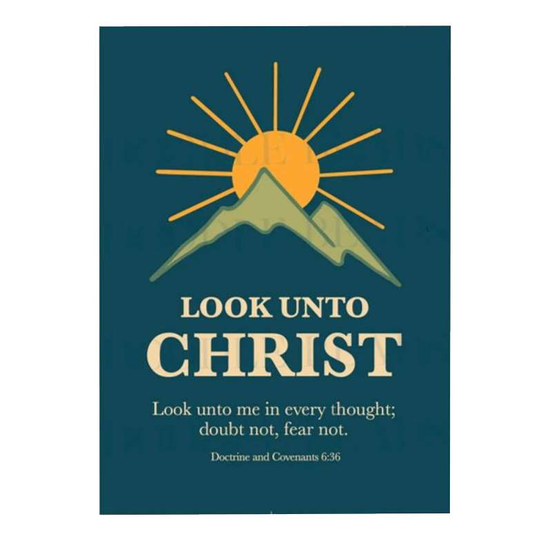 Look unto Christ 2025 Youth Theme Mountain Print, , large image number 2