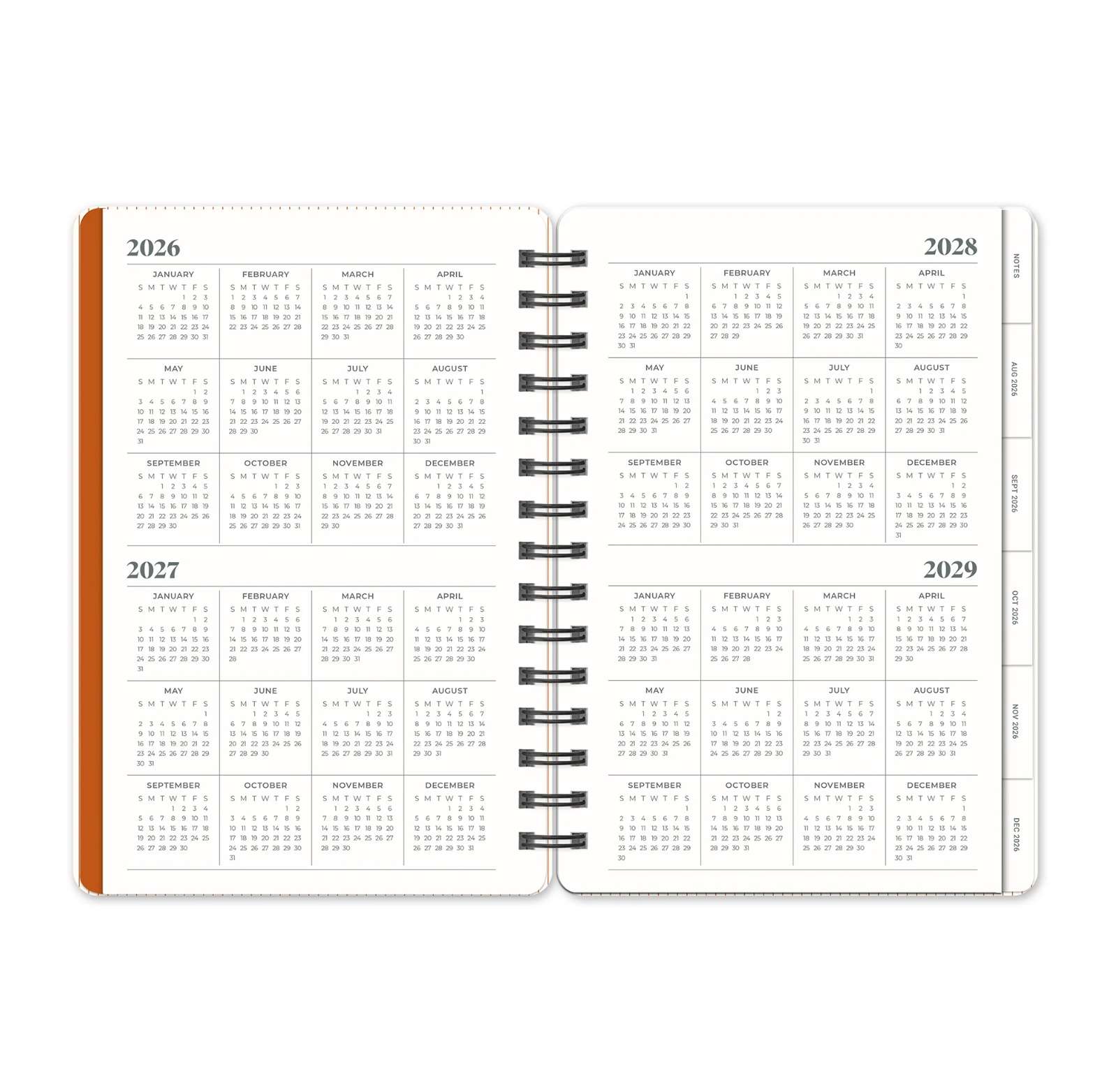 2027 Tawny Brown Agatha 17-Month Planner , , large image number 5