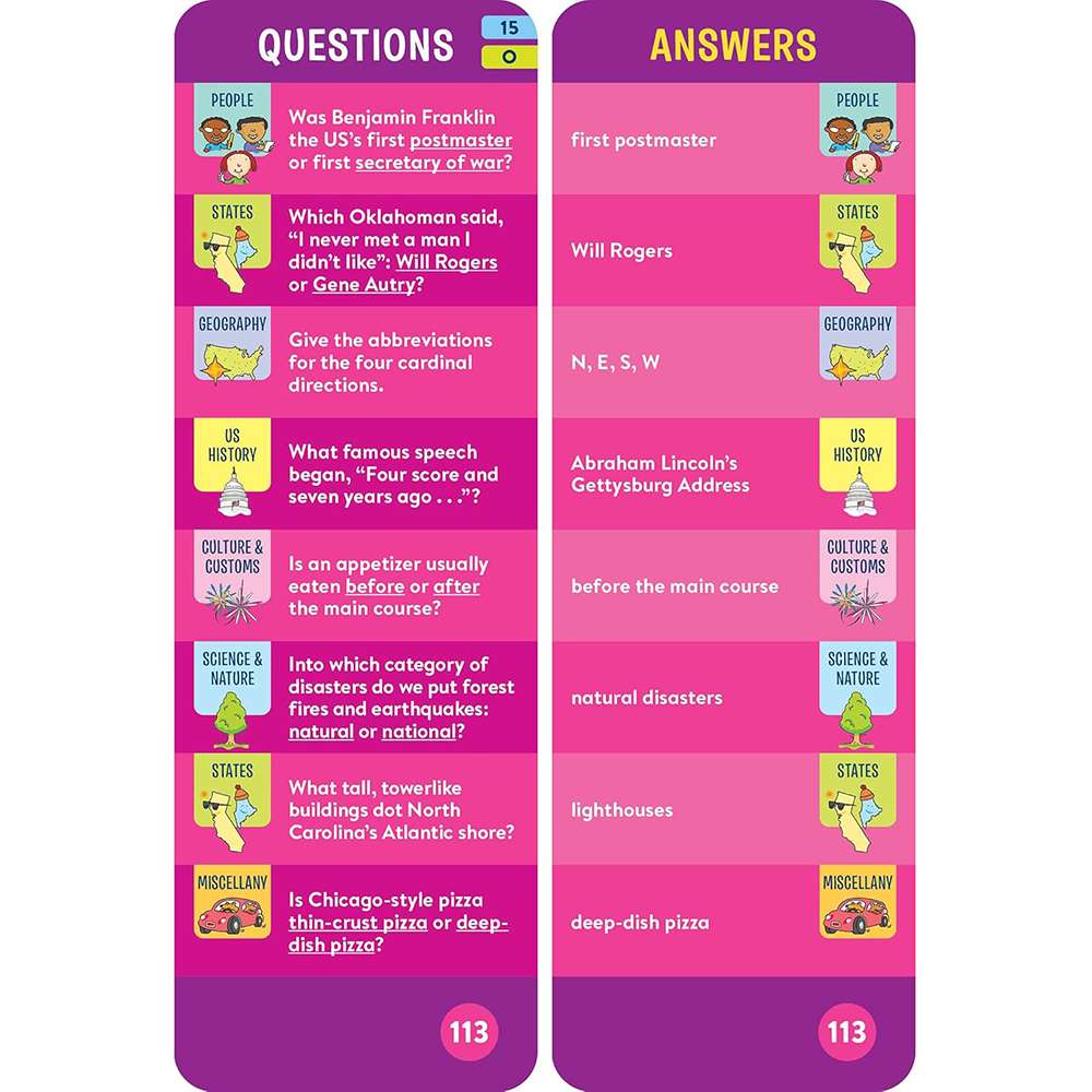 Brain Quest For the Car Smart Cards (Revised 5th Edition), , large image number 2