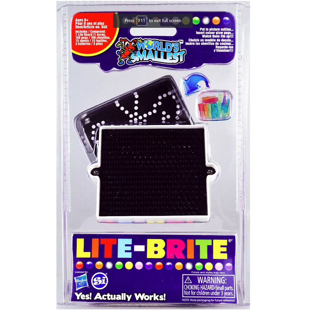 'World's Smallest' Lite Brite,  'World's Smallest' Lite Brite