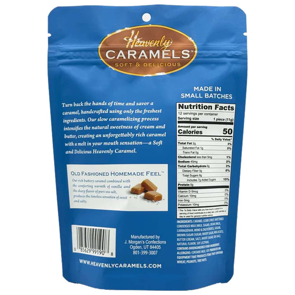 Vanilla Sea Salt Caramels Bag, , large