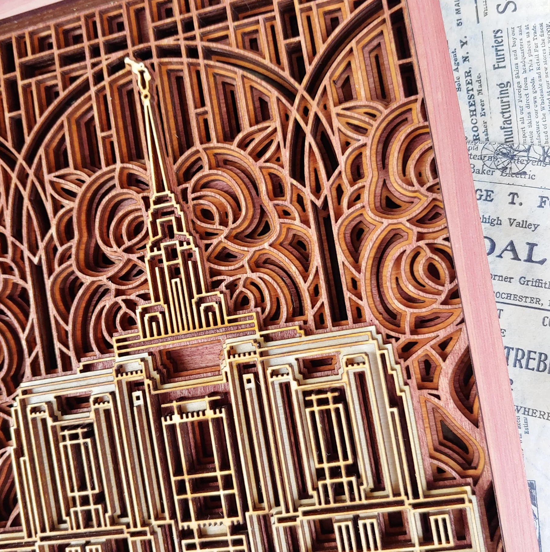 Ogden Utah Temple Layered Wood Plaque, , large image number 2