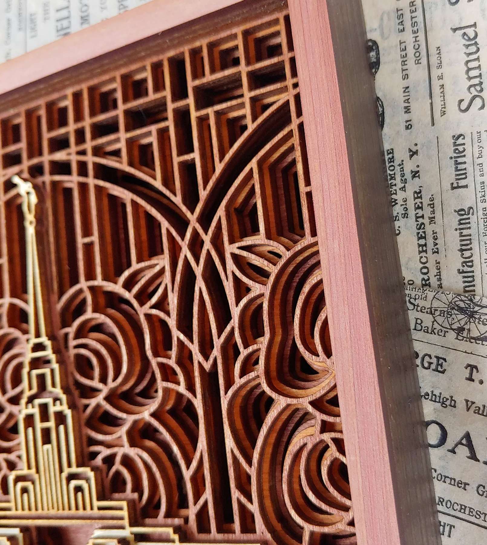 Ogden Utah Temple Layered Wood Plaque, , large