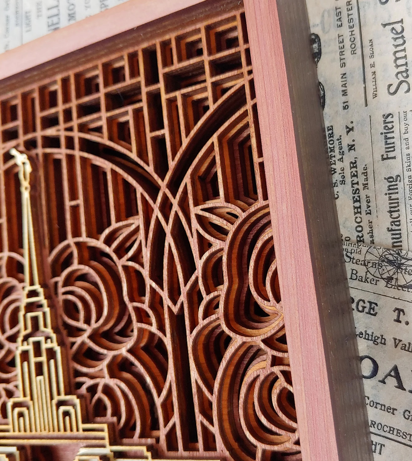 Ogden Utah Temple Layered Wood Plaque, , large