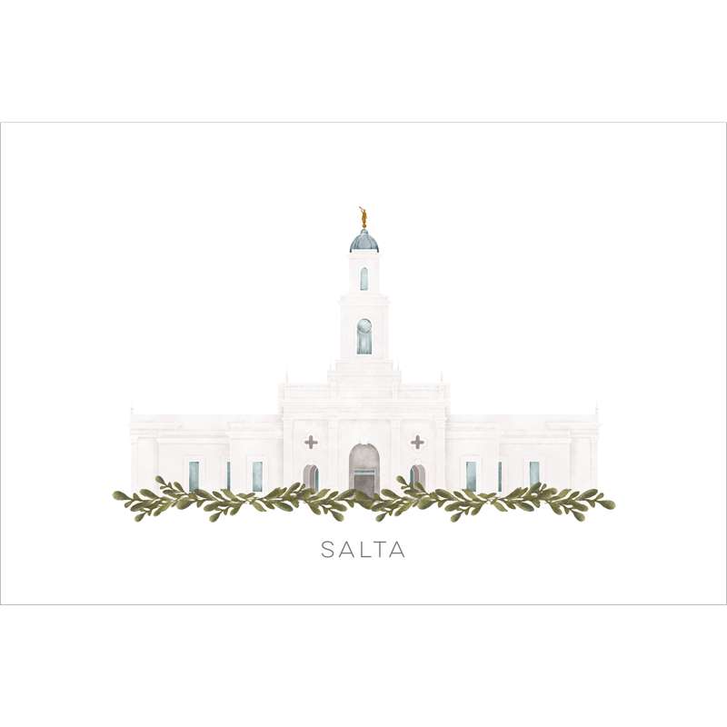 Salta Argentina Temple (18x22 Framed Paper Print), , large image number 2
