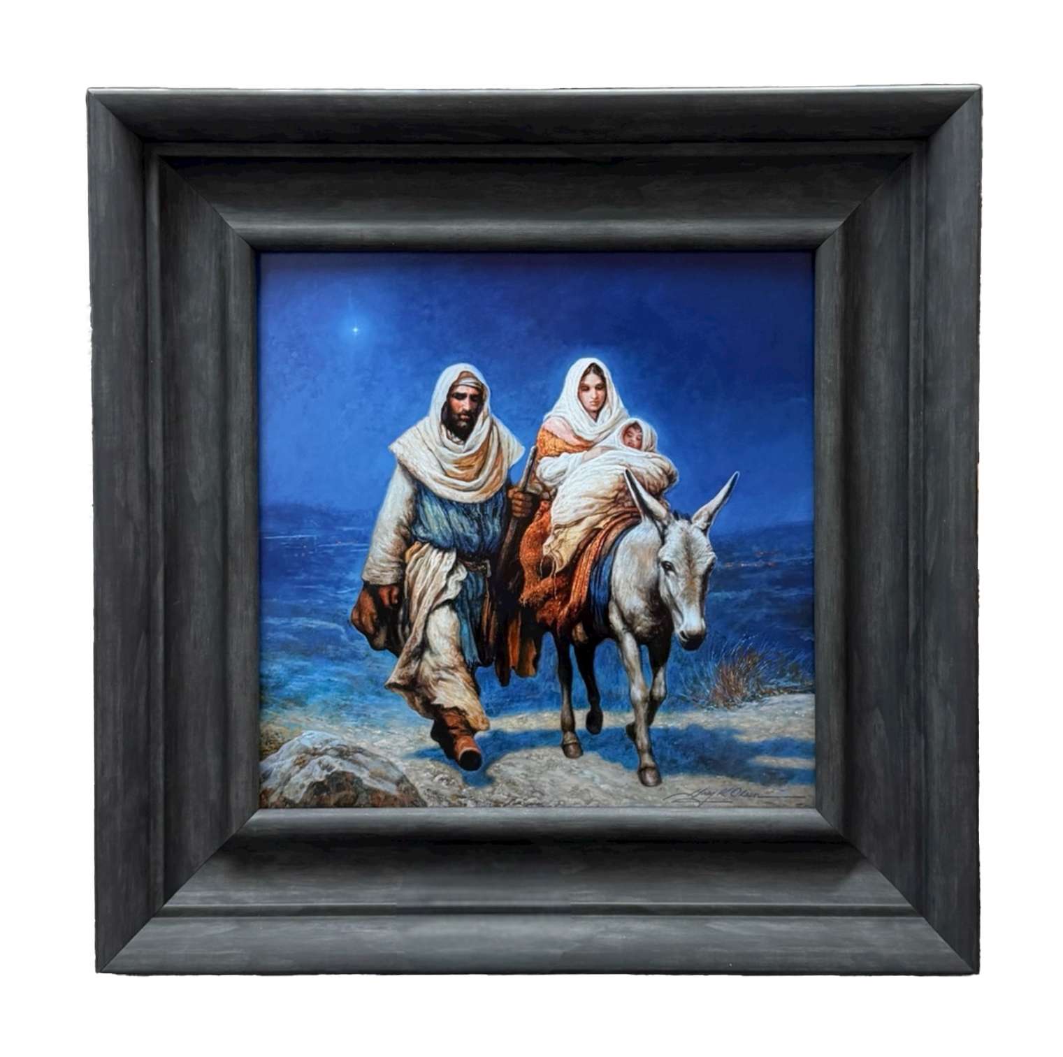 The Star of Bethlehem (18.5x18.5 Framed Paper Print)