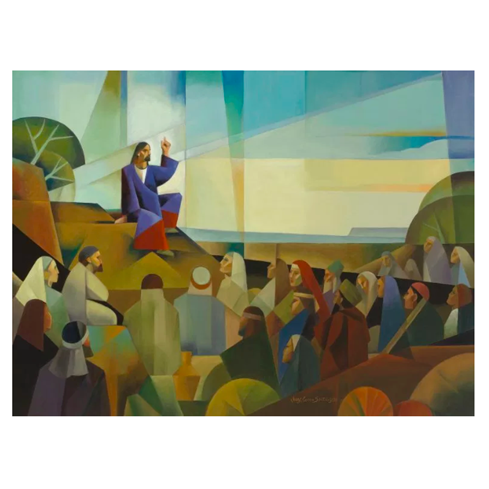 Sermon on the Mount 11x14 Matted Print