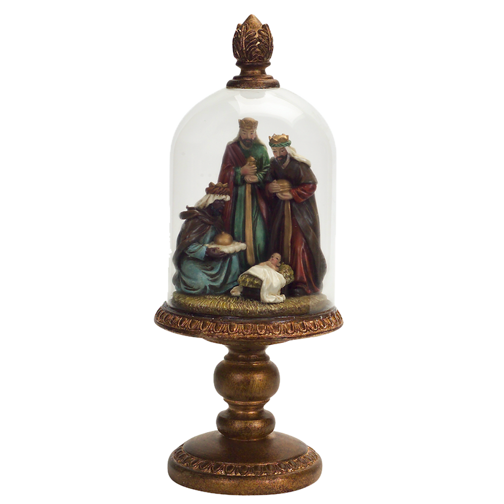 Holy Family Glass Dome Nativity (Assorted)