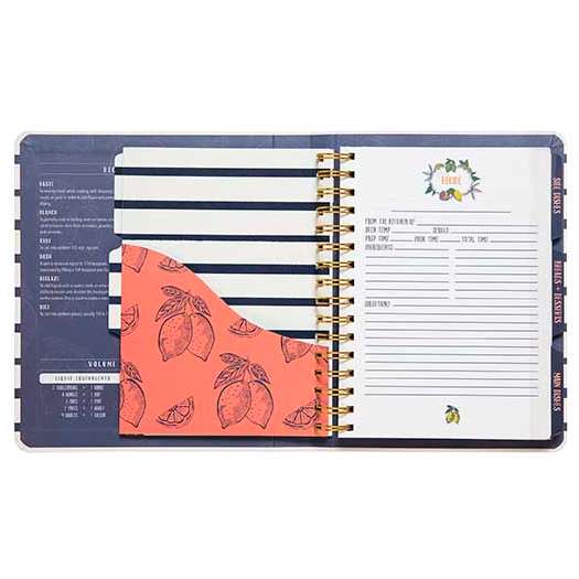 Lemon Drop Mini Recipe Notebook, , large image number 1