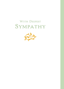 Carnation Foil Sympathy Card