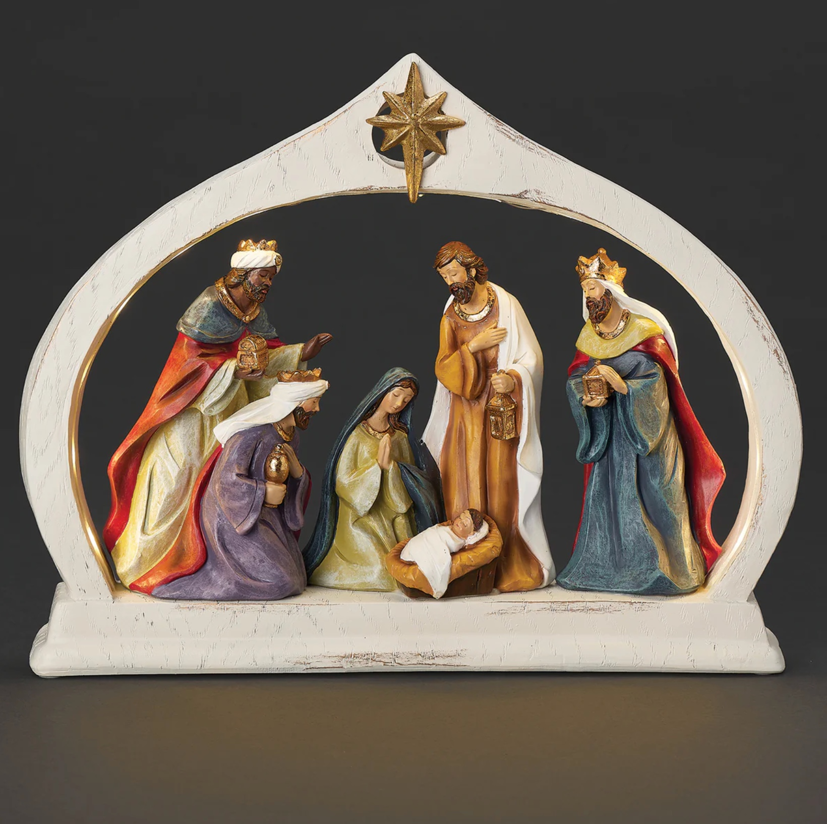 Light-up Traditional Nativity Archway