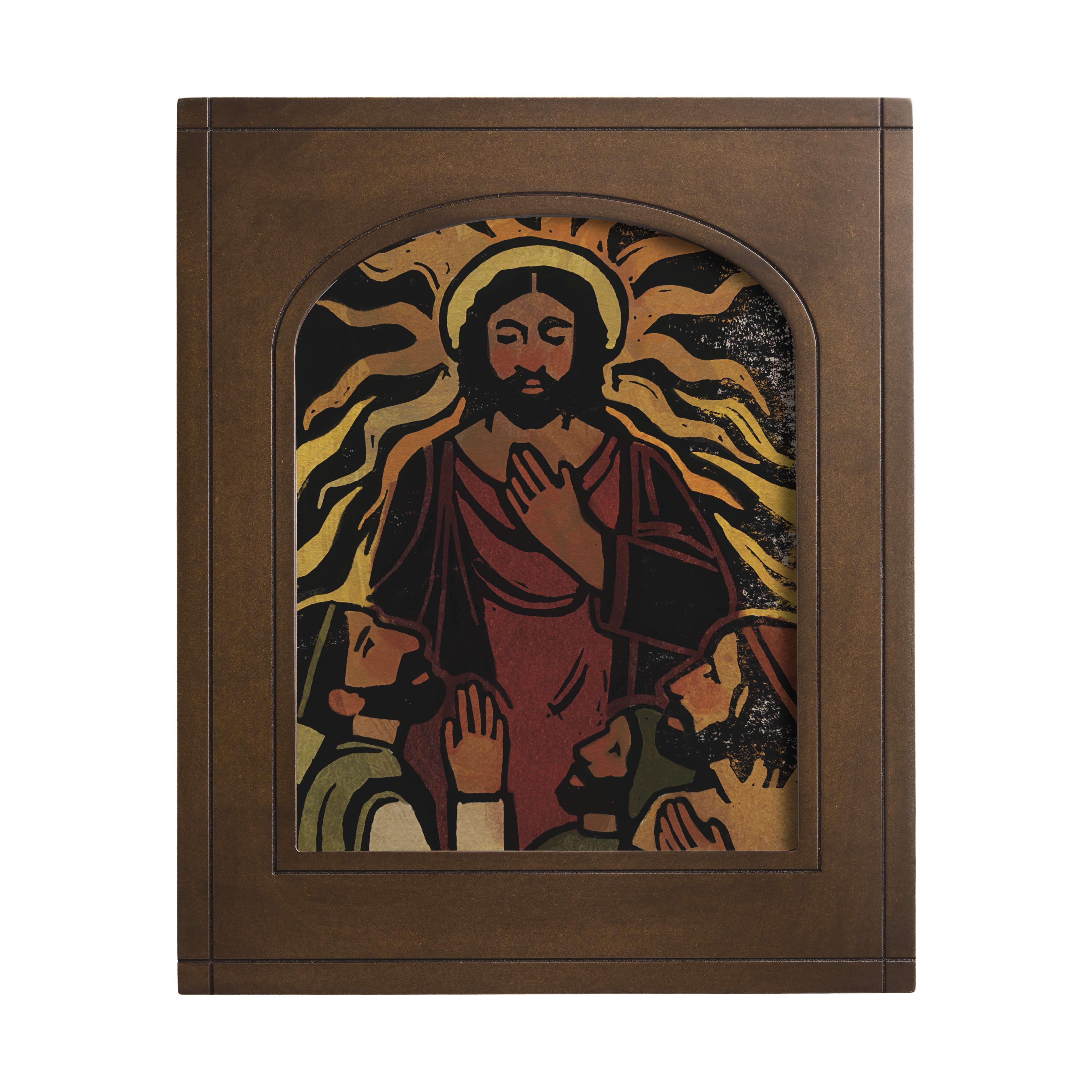Transfiguration  (11x13 Brown Arched Framed Paper Print), , large image number 0