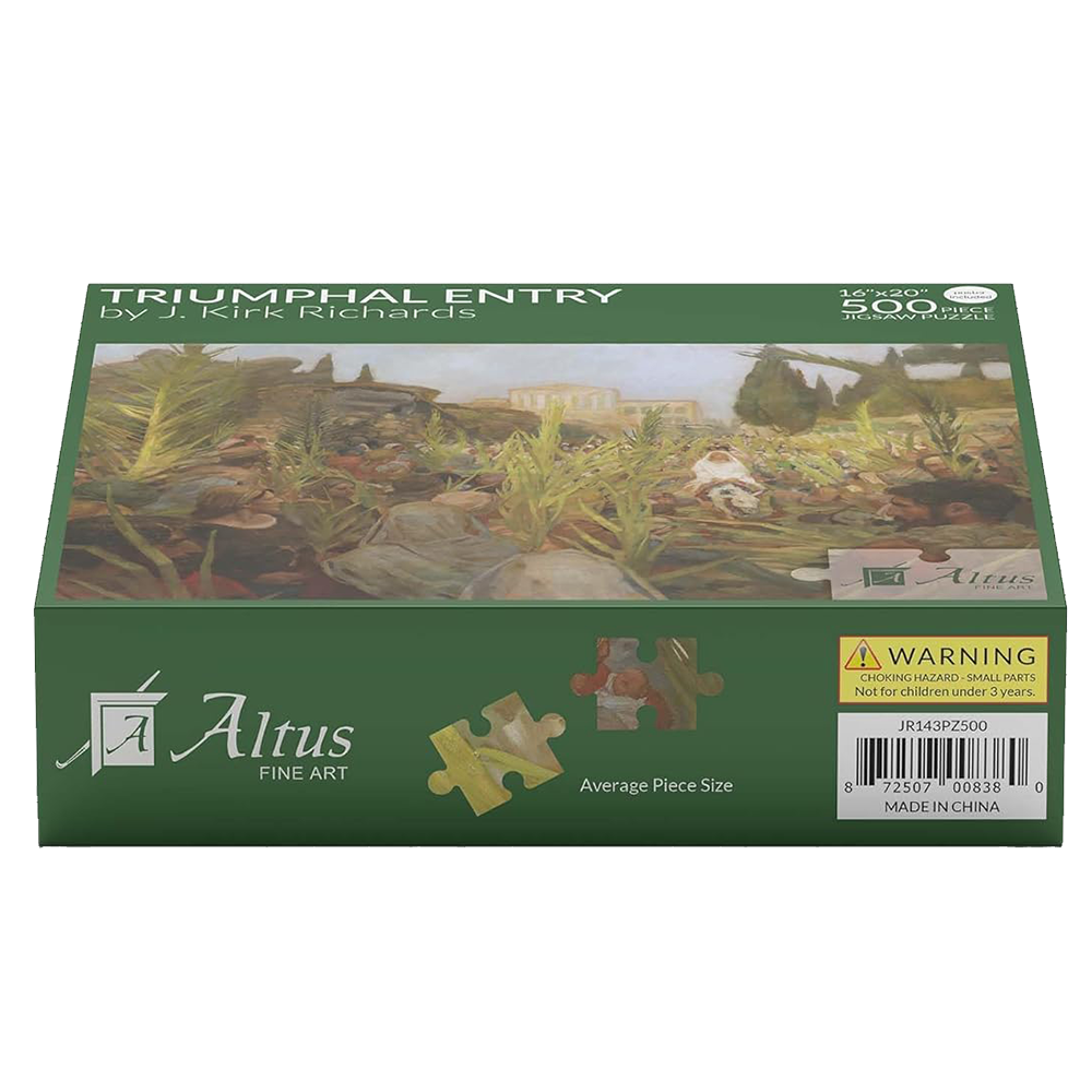 7 English フレーズ集 CDセット Triumphal Entry 500 Piece Puzzle - RICHARDS, J. KIRK | Deseret Book