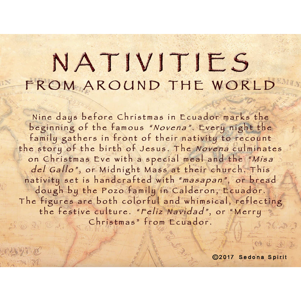 Ecuadorian Marzipan Nativity, , large