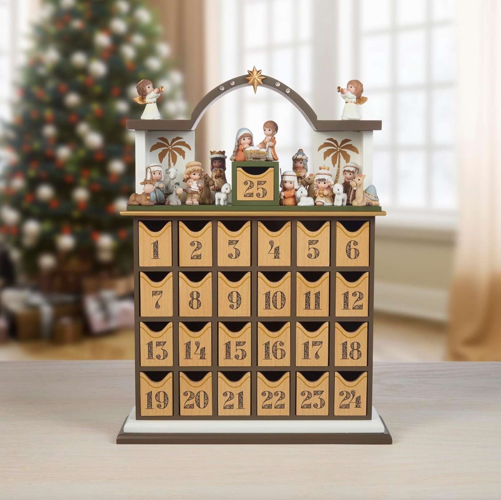 Precious Moments Countdown to Christmas Nativity Advent Calendar, , large image number 4