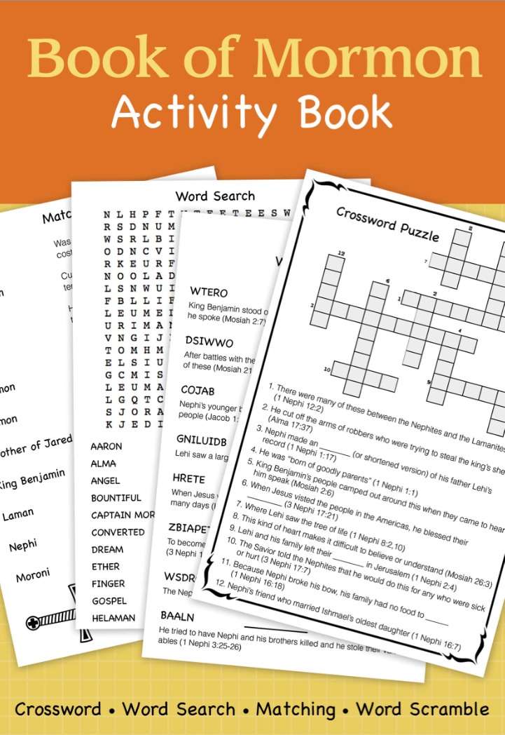 Book of Mormon Activity Book, , large image number 0
