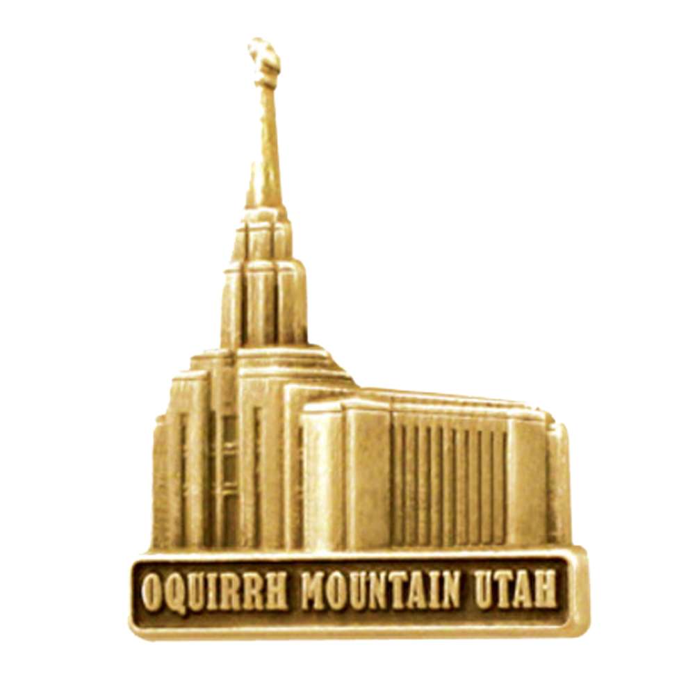 Oquirrh Mountain Temple Pin