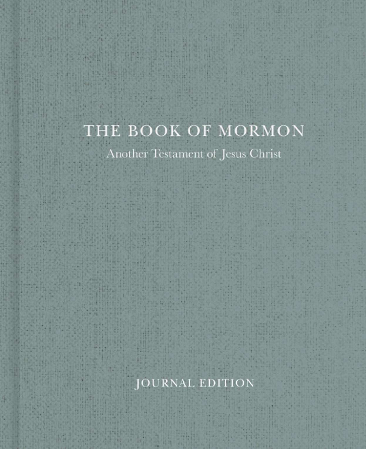 The Book of Mormon, Journal Edition Clothbound, Eucalyptus Green (Lined), , large image number 0