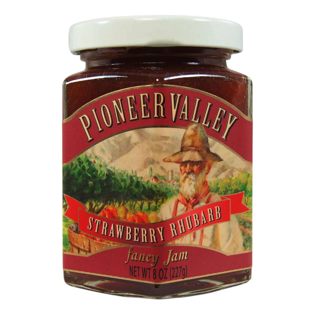 Strawberry Rhubarb Jam 8 Oz