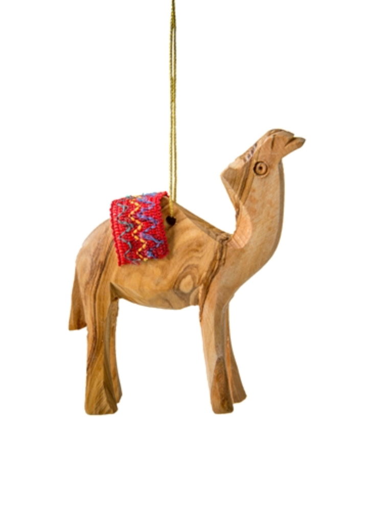 Camel with Red Blanket Ornament