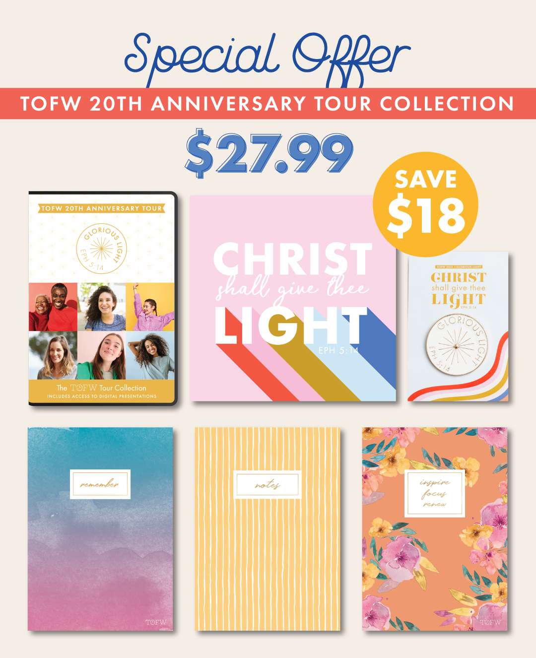 TOFW 20th Anniversary Tour Collection