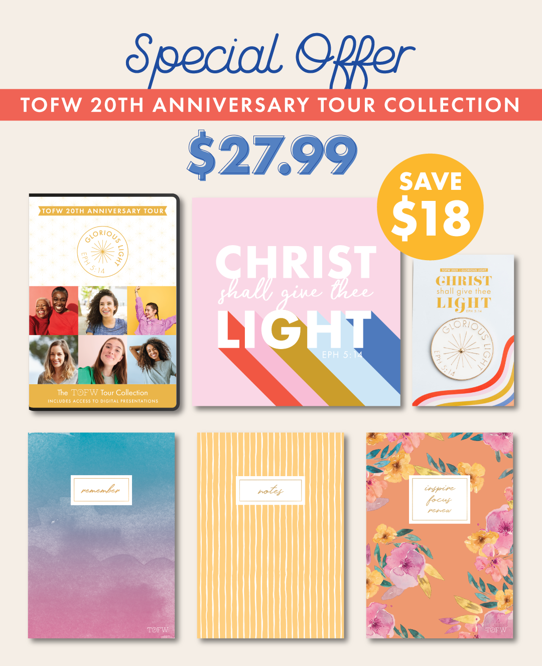 TOFW 20th Anniversary Tour Collection