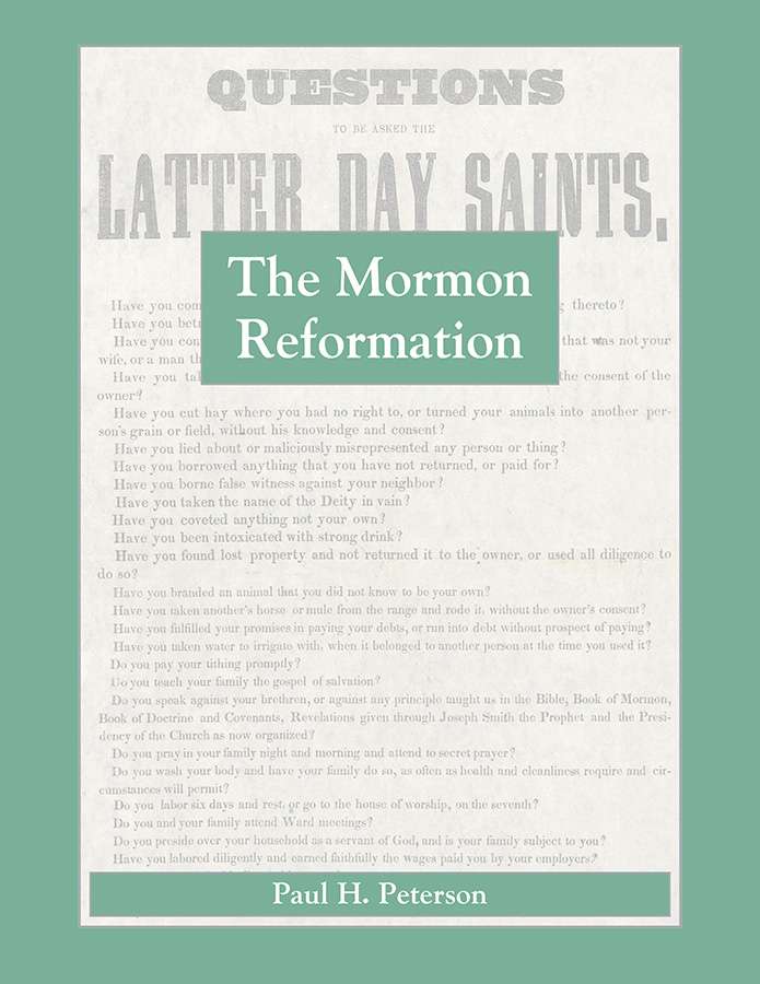 The Mormon Reformation