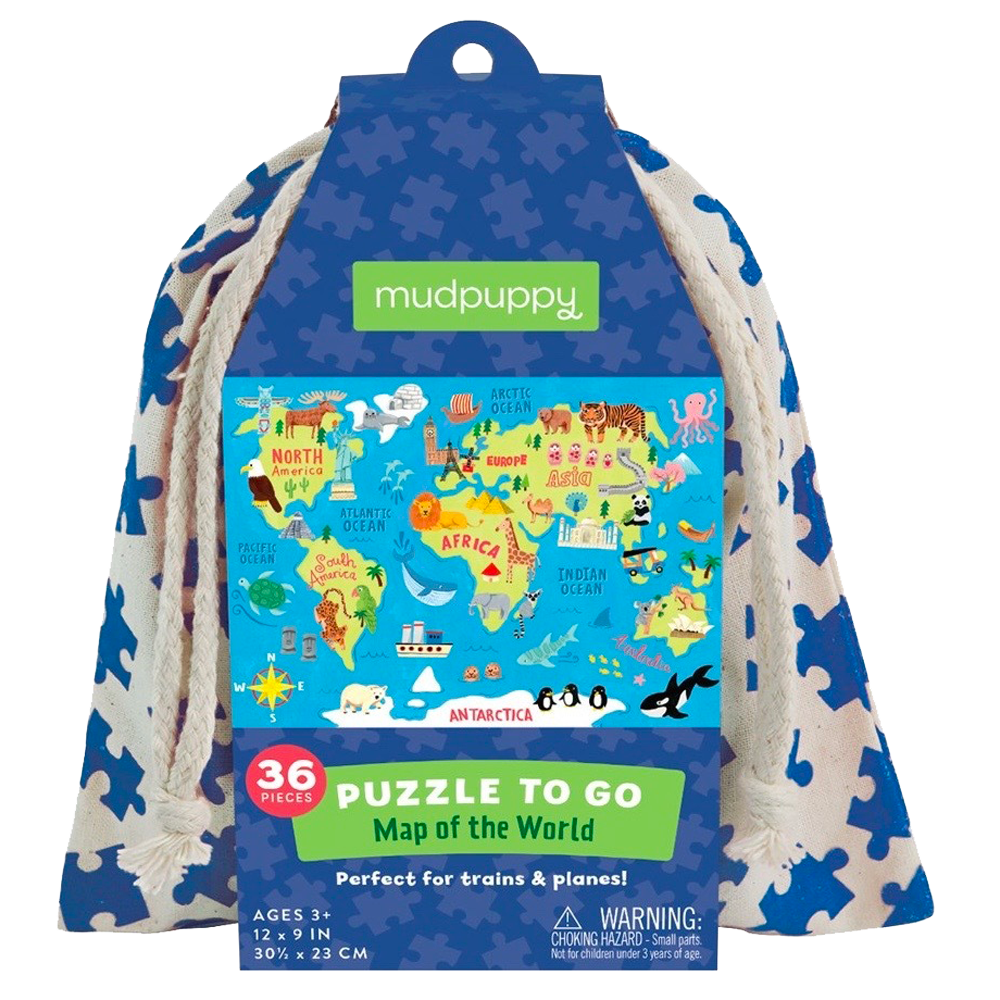 Map of the World Puzzle to Go