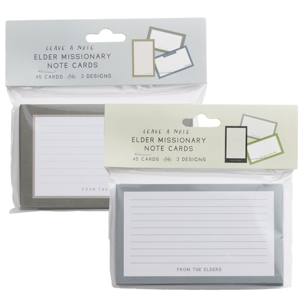 Elder Missionary Note Cards,  Elder Missionary Note Cards