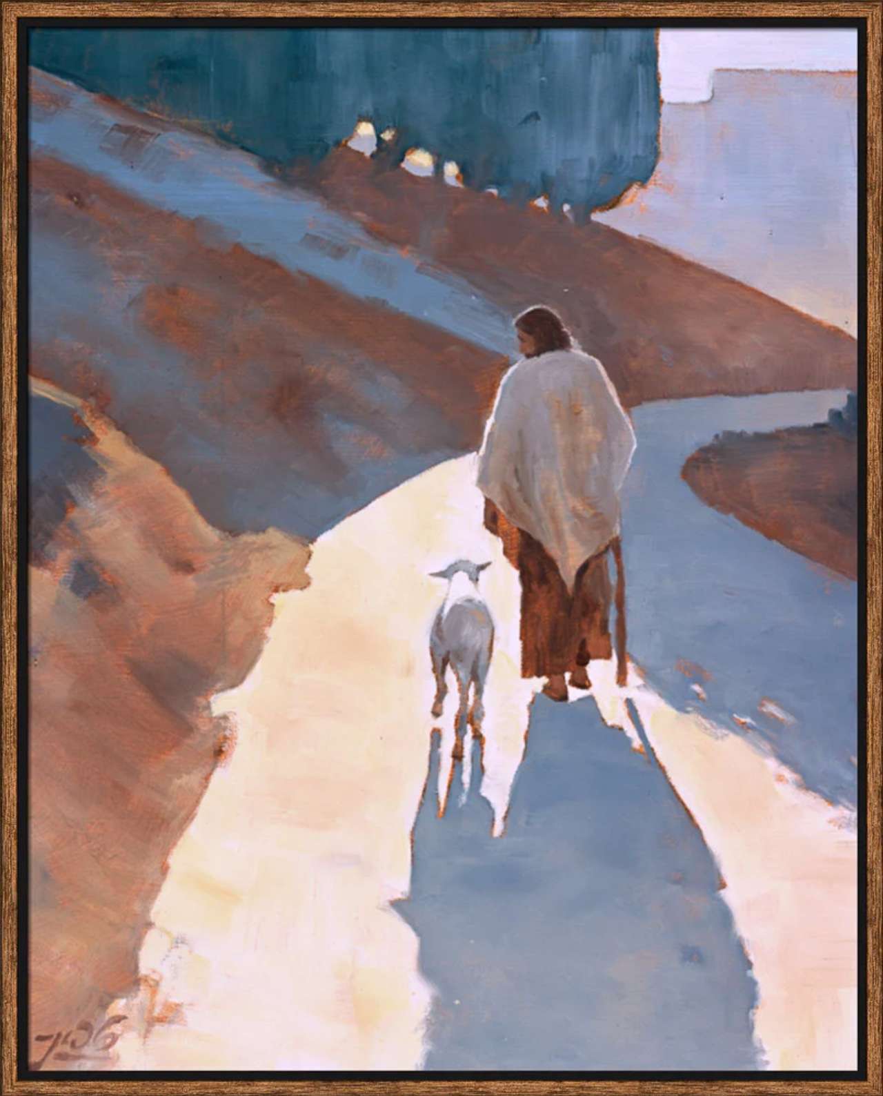 With Me In the Way (26x21 Framed Canvas Print), , large image number 0