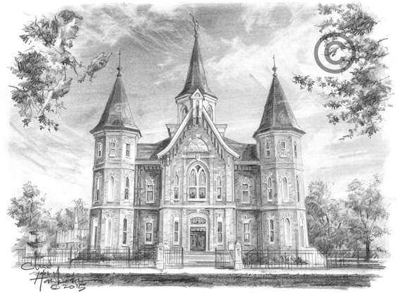 Provo City Center Temple 8x10 Matted Print