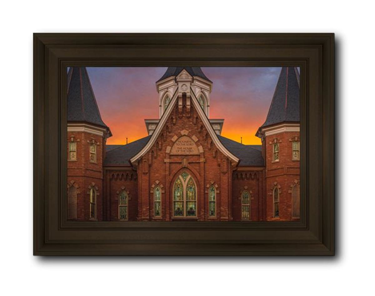 Provo City Center Temple: Everlasting (23x31 Framed Canvas Giclee)
