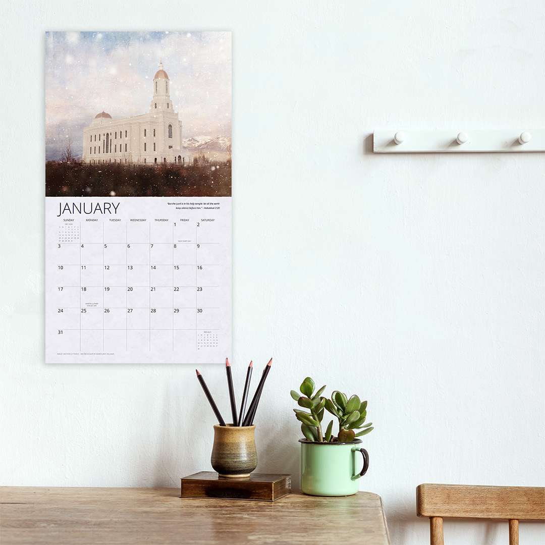 2027 I Love to See the Temple Wall Calendar, , large image number 6