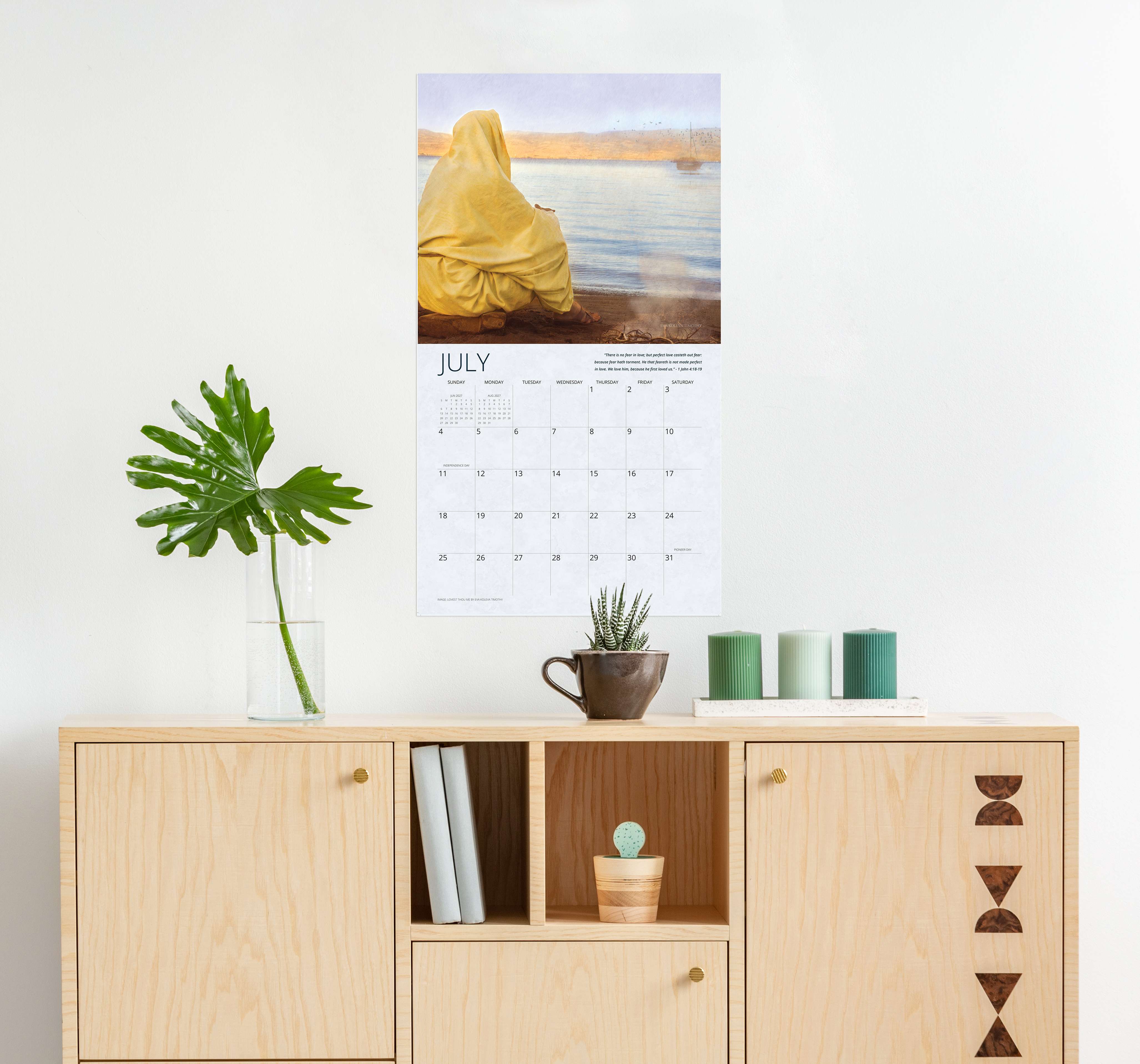 2027 In The Arms of His Love Wall Calendar, , large image number 6