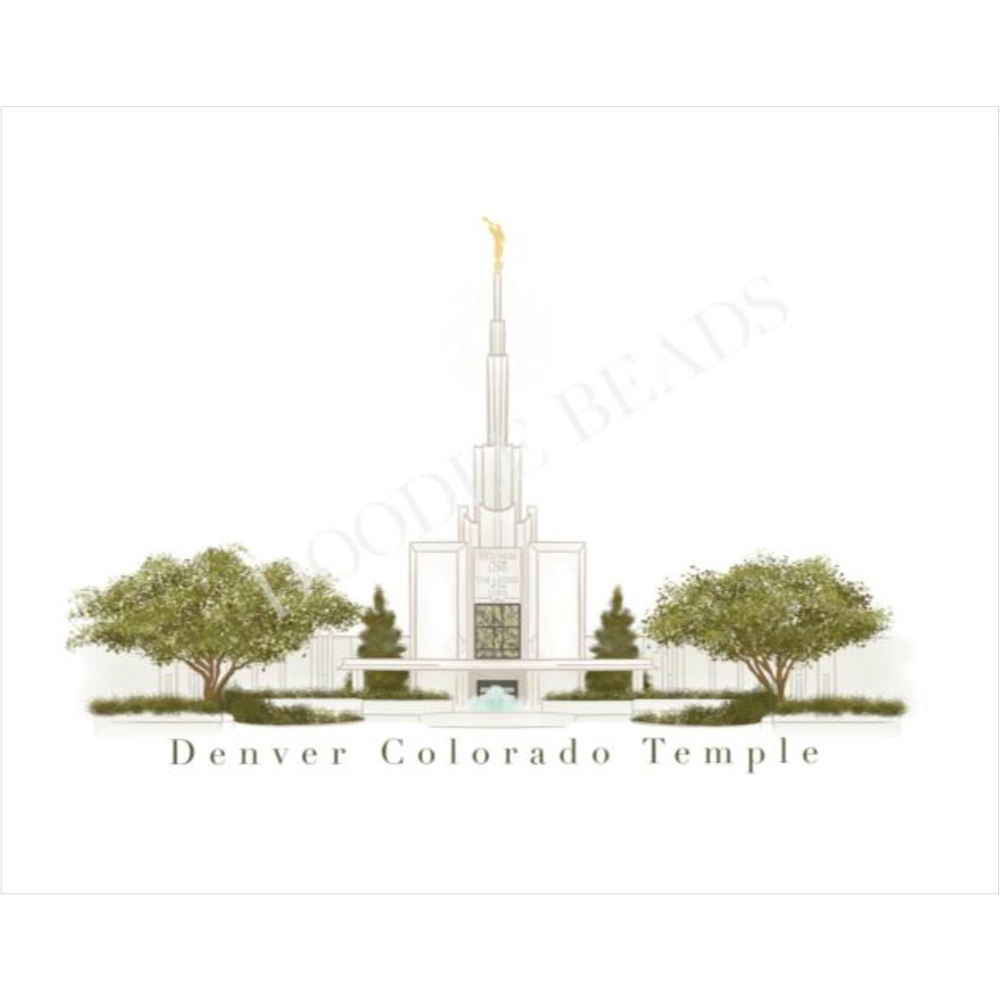 Denver Colorado Temple Print