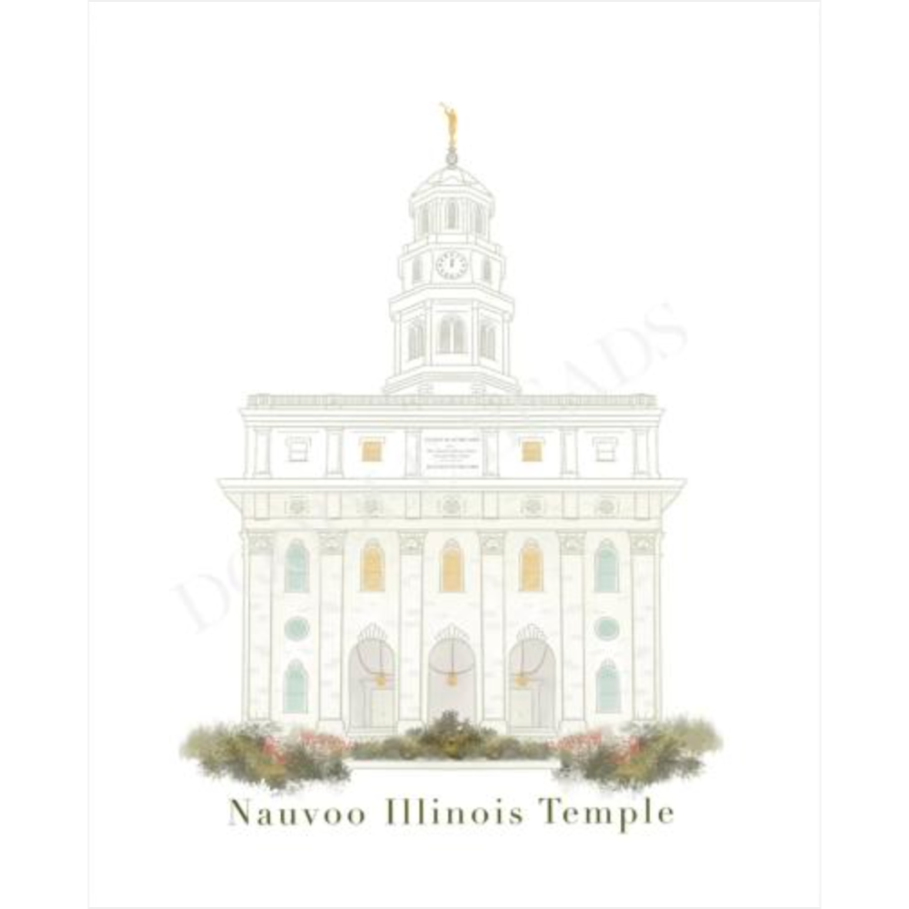 Nauvoo Illinois Temple Print, , large image number 0