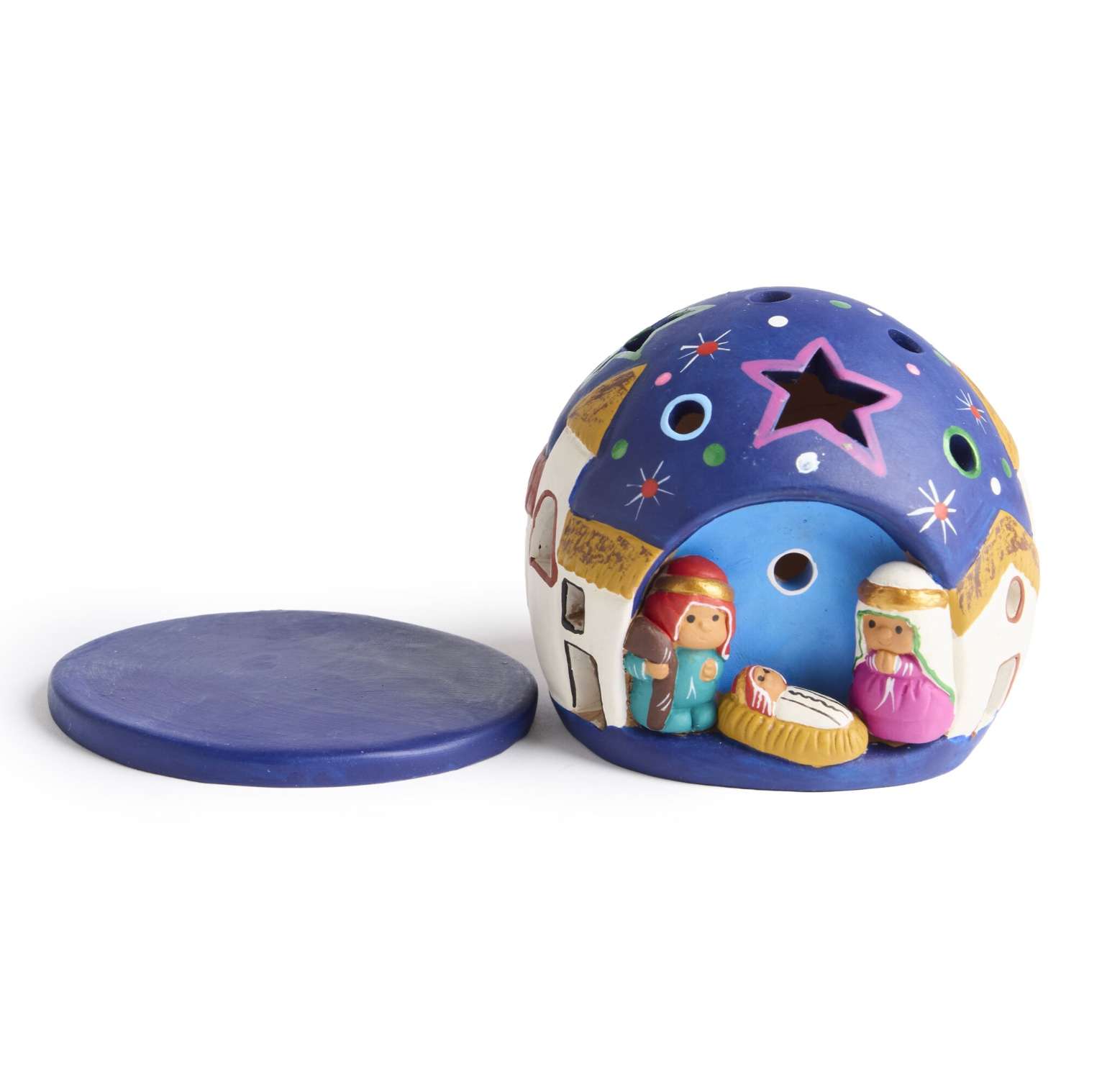 Peru Round House Nativity, , large