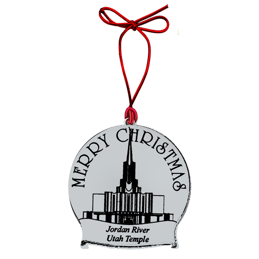 Jordan River Temple Ornament,  Jordan River Temple Ornament