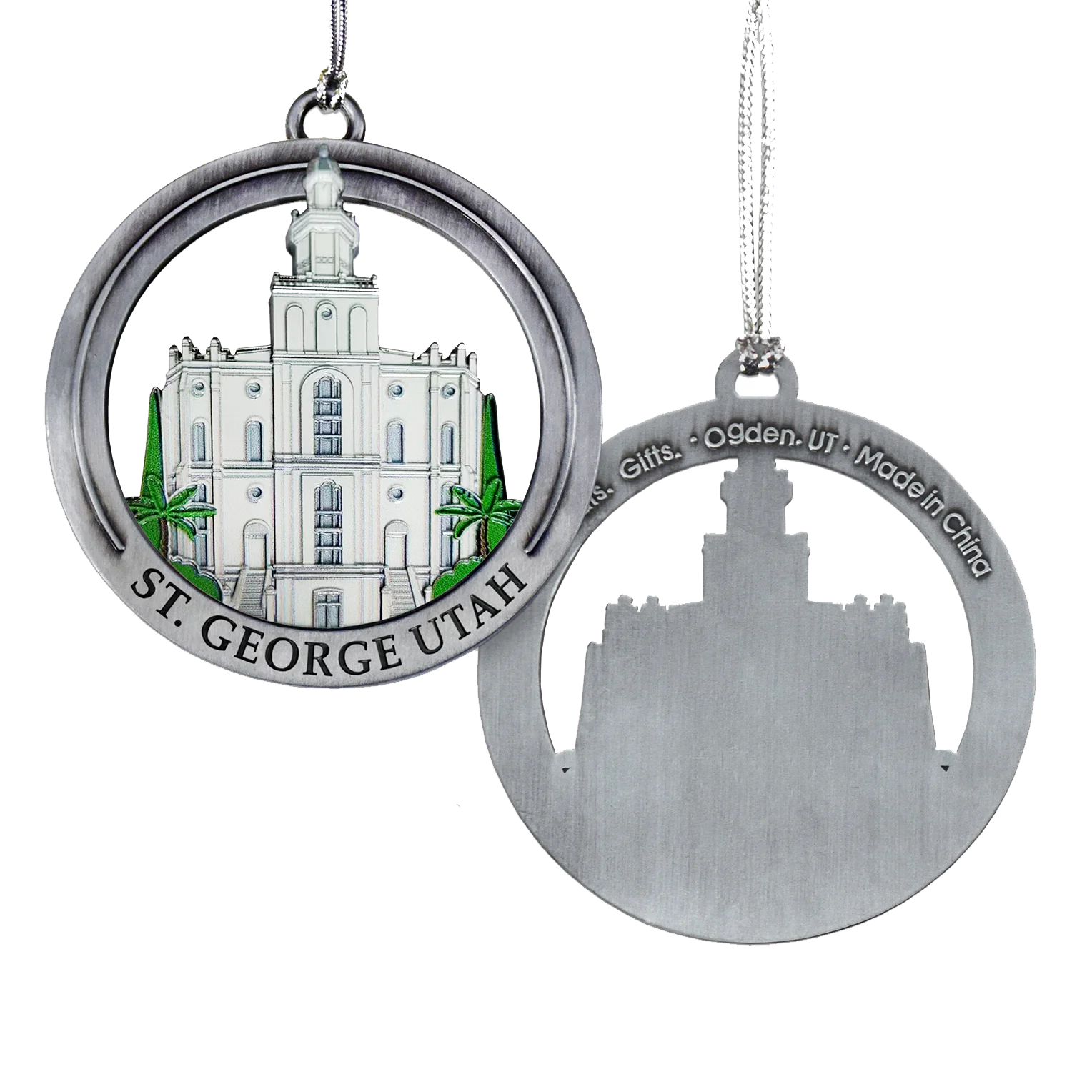St. George Temple Ornament Color , , large