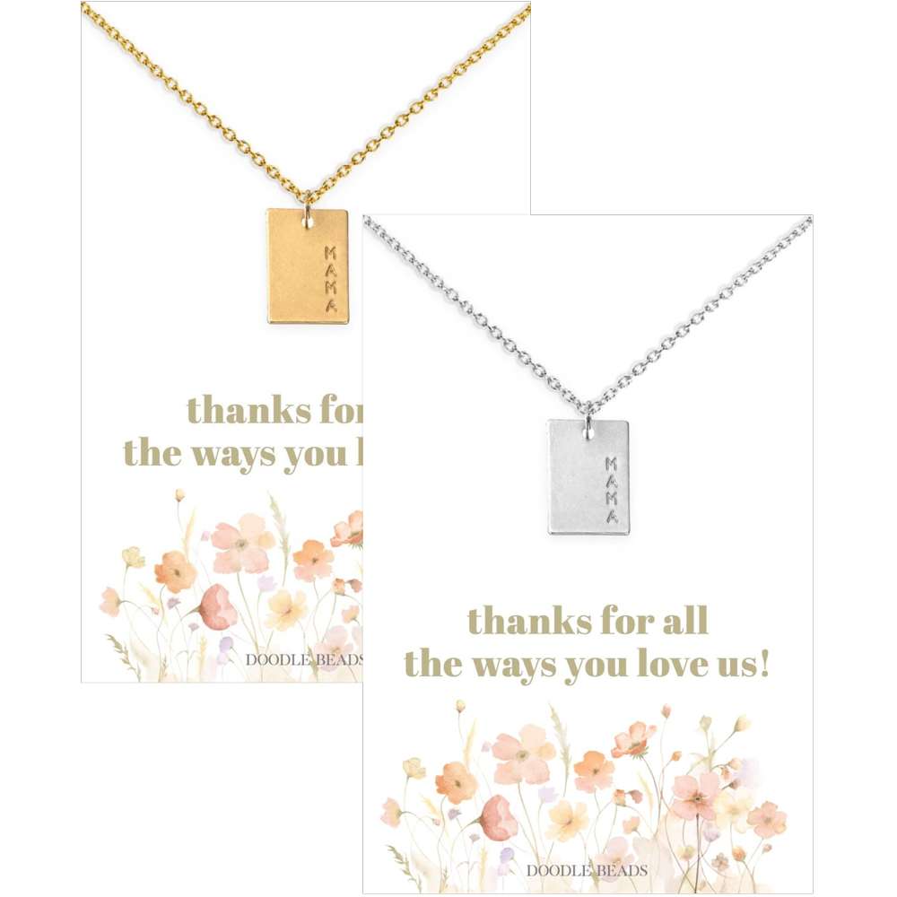Mama, Thanks For Loving Us Necklace